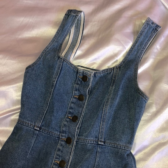 UO Denim Dress 0 - Picture 3 of 7